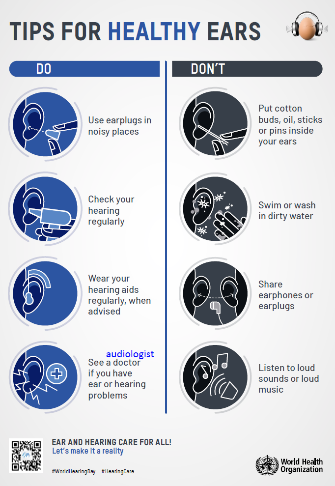 Tips for Healthy Ears - World Hearing Day